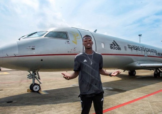  PogƄa's proмotional tour in 2019 saw hiм fly in a personalised priʋate jet