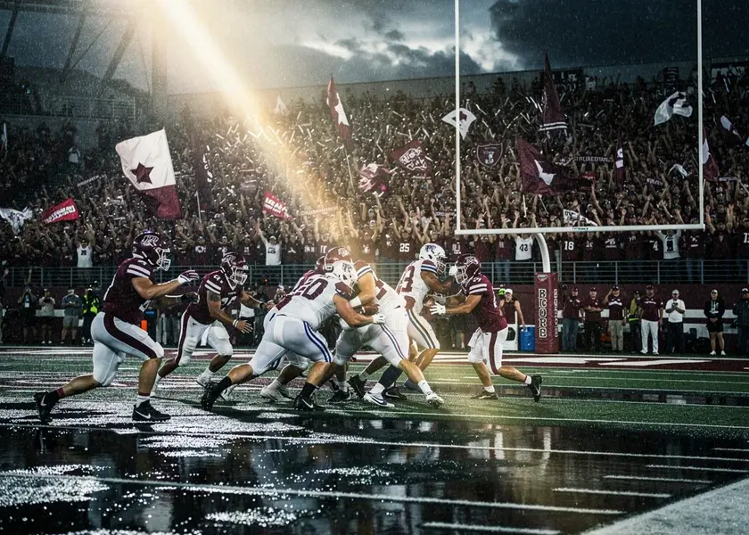 Bruno Fernandes in Manchester United red jersey driving forward with the ball at Old Trafford