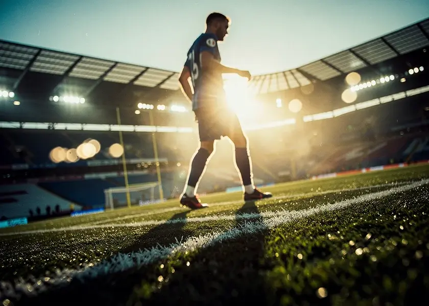 Bukayo Saka in Arsenal kit driving forward during a Premier League match at the Emirates Stadium