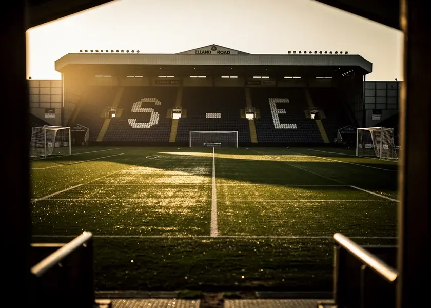 Leeds United players celebrating at Elland Road after 3-0 FA Cup win over Norwich City in 2026