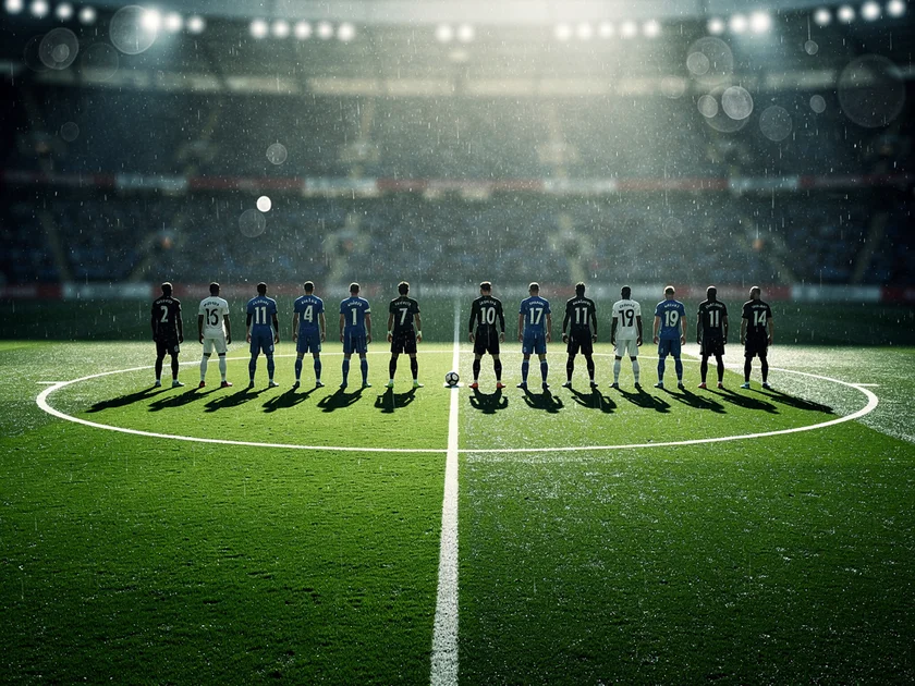 Manchester City players celebrate winning the 2026 Carabao Cup final against Arsenal at Wembley