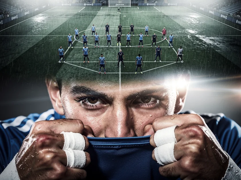 Newcastle United players celebrating a Champions League goal at St. James' Park in 2026