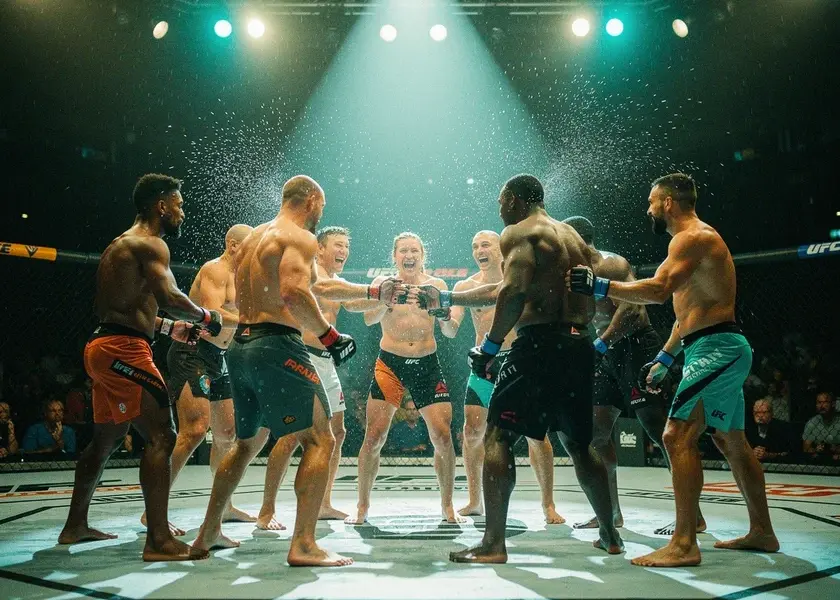 Petr Yan in UFC octagon demonstrating technical striking at bantamweight 2026