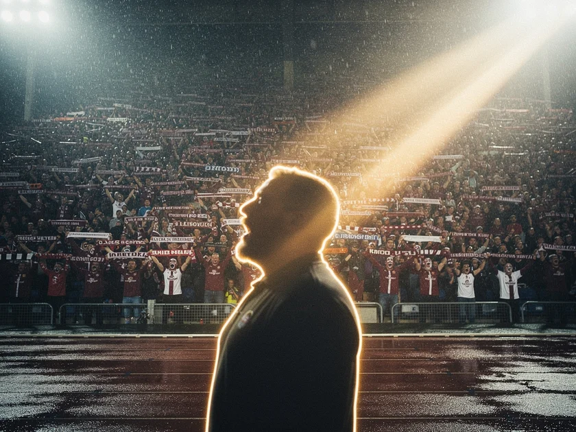 Tottenham Hotspur Stadium exterior with Premier League Fixtures Today relegation battle graphic overlay