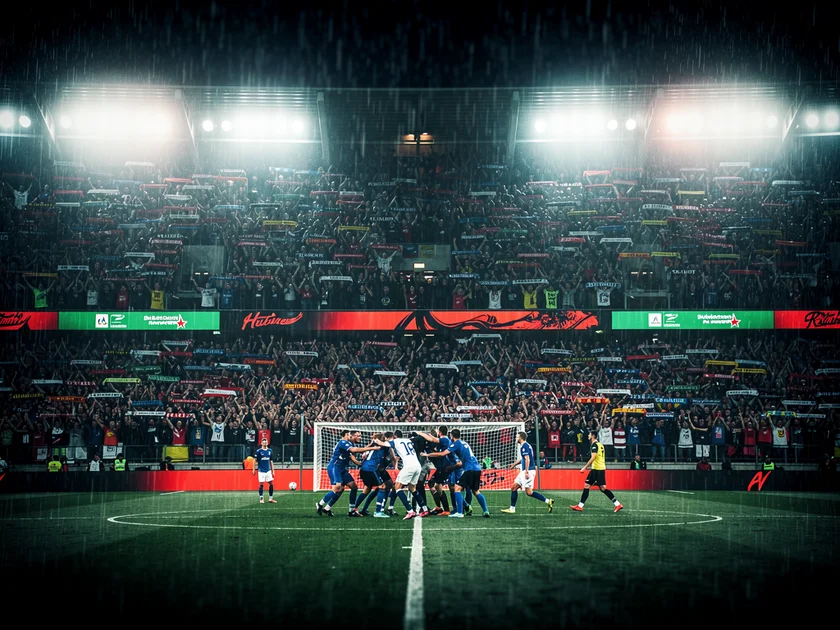 Premier League Table Standings graphic showing top clubs and relegation zone in March 2026