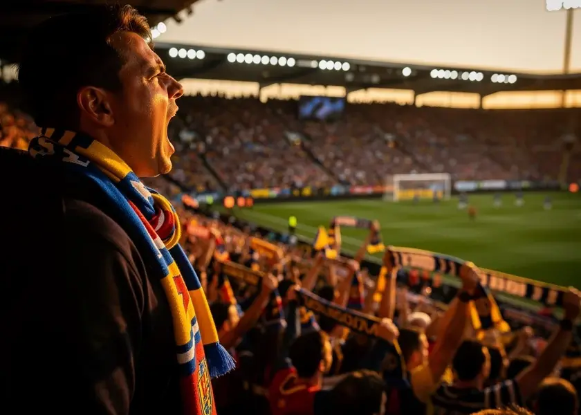 Referee reviewing Premier League VAR Decisions on pitchside monitor during FA Cup fifth round tie