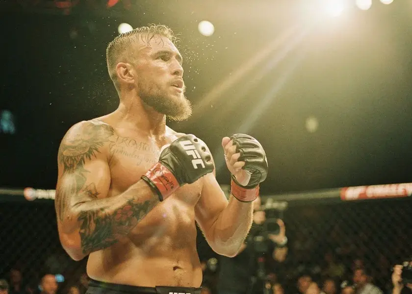 Sean O'Malley in UFC octagon during bantamweight title fight, March 2026 division update