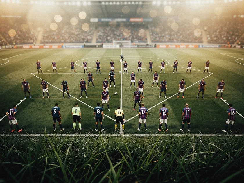 Sunderland AFC crest with Premier League and Champions League backdrop representing European expansion 2026