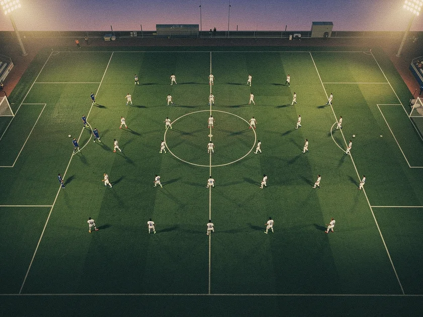 Bruno Fernandes holding the EA SPORTS Player of the Month award for March 2026 at Manchester United