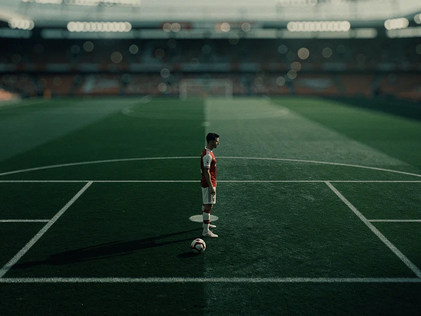 Declan Rice in Arsenal red anchoring midfield as Arteta celebrates Manager of the Month award 2026