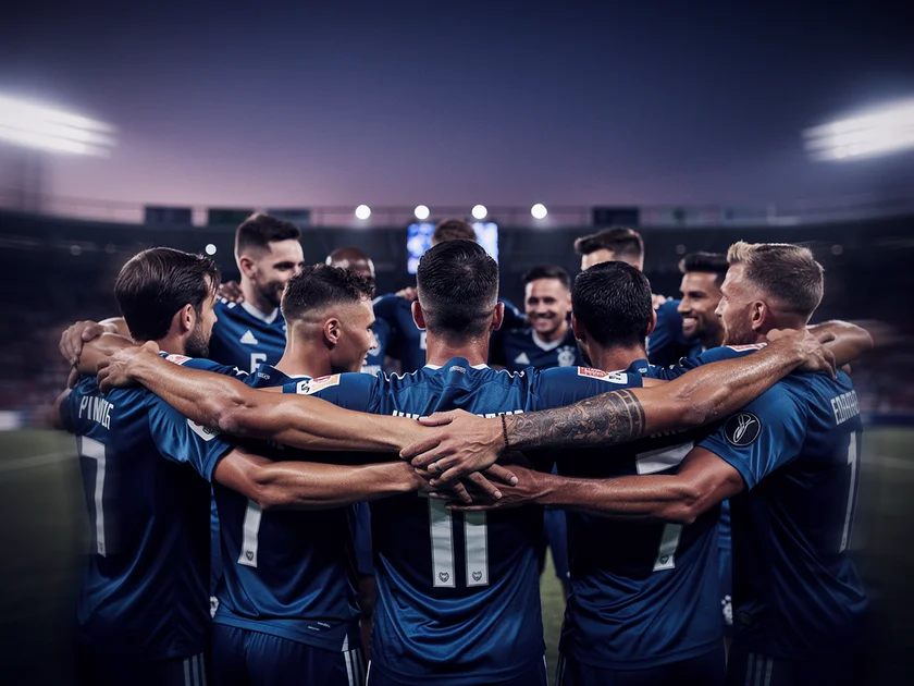 Erling Haaland celebrating a goal for Manchester City in the Premier League 2026 season