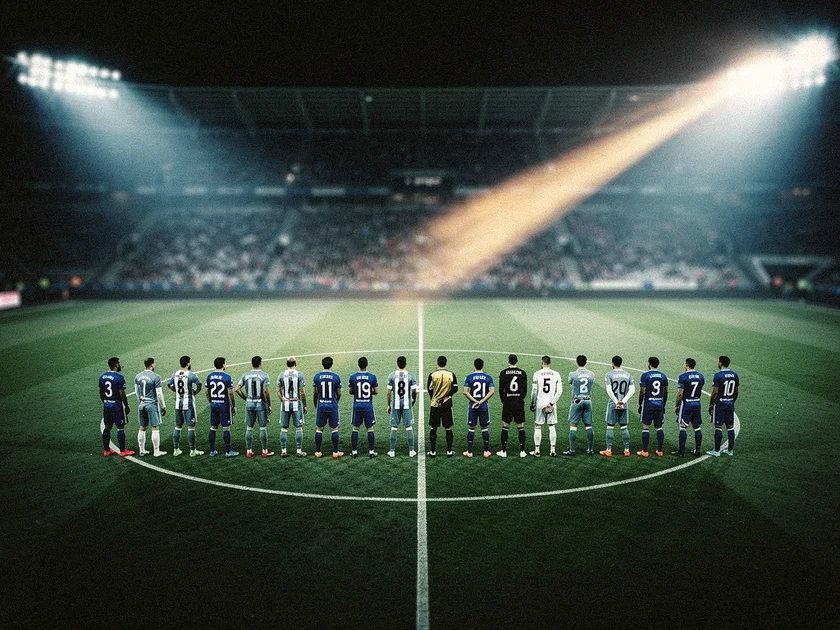 Liverpool and Chelsea players contesting possession in the Premier League Title Race 2026 season