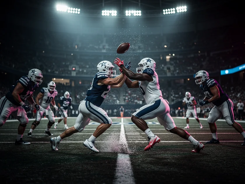 Arsenal and Manchester City players competing in the Premier League Title Race during an April fixture