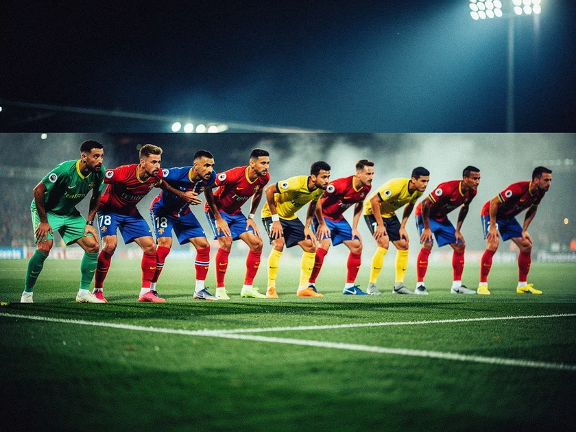 Virgil van Dijk leading Liverpool's defensive line during a Premier League match at Anfield in 2026